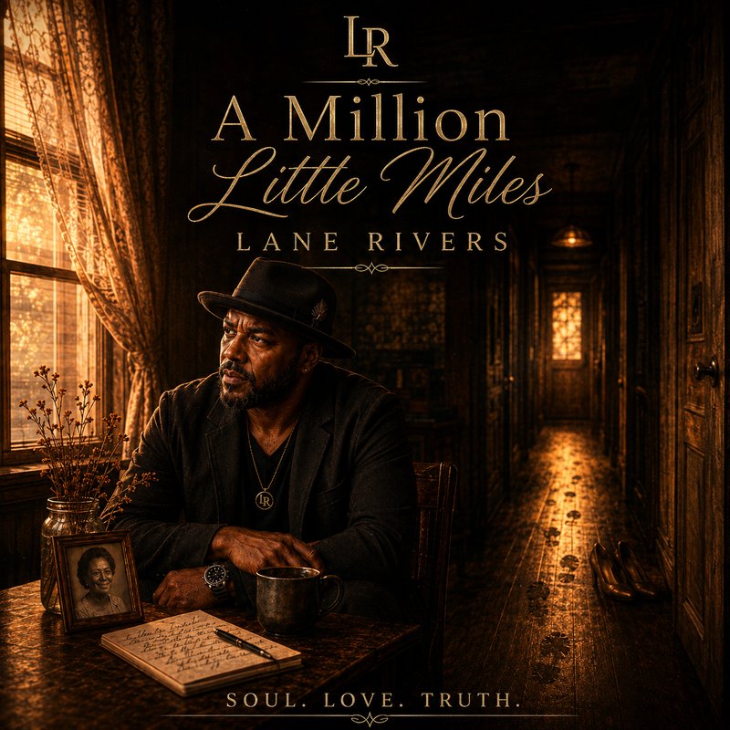 Cover artwork for "A Million Little Miles" by Lane Rivers