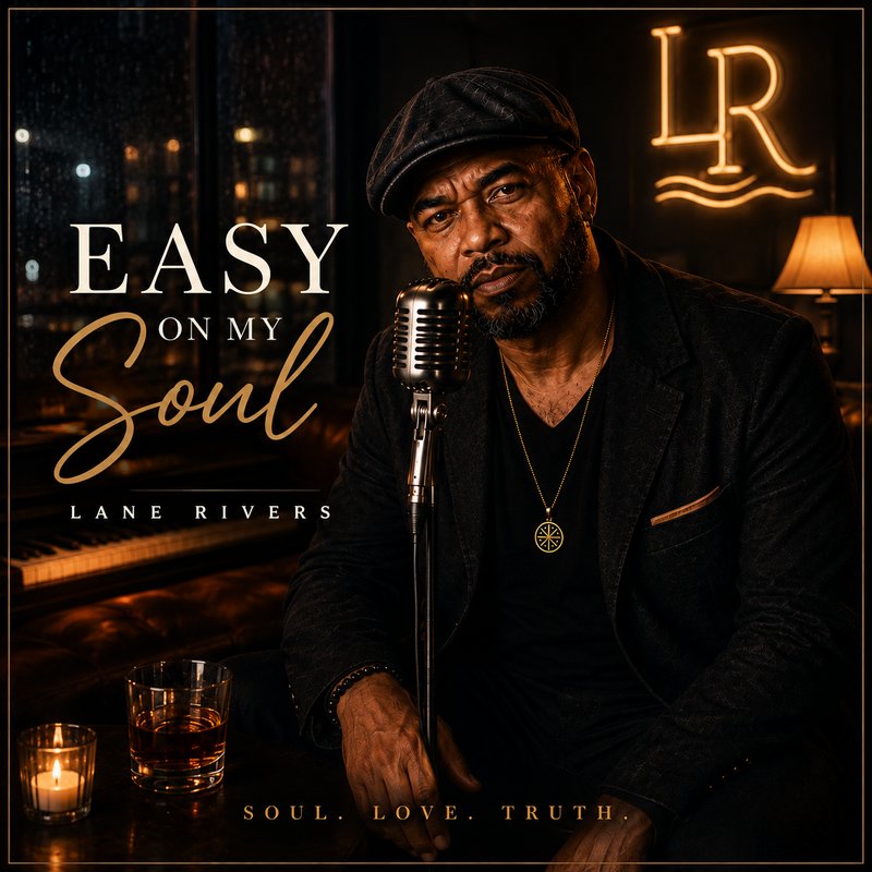 Cover artwork for "Easy On My Soul" by Lane Rivers